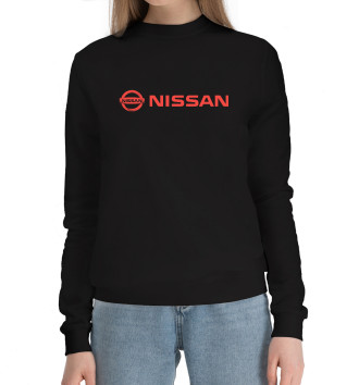 Женский Хлопковый свитшот Nissan