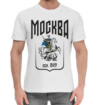 Хлопковая футболка Москва всадник