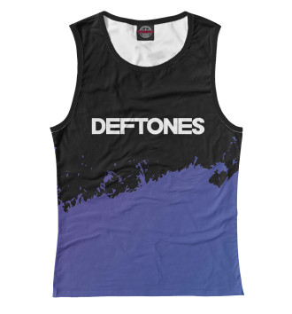 Майка для девочек Deftones Purple Grunge