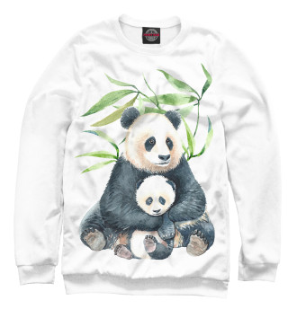 Свитшот Панда с детенышем