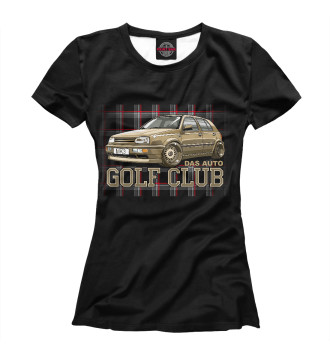 Женская Футболка Golf mk3
