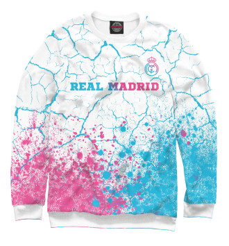 Свитшот для мальчиков Real Madrid Neon Gradient (трещины)