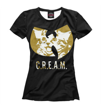 Женская Футболка Wu-Tang Cream
