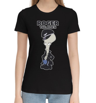 Хлопковая футболка Roger