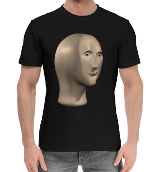 Мужская Хлопковая футболка Мем