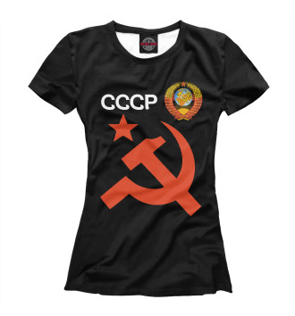 Женская Футболка Советский союз