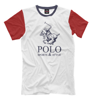 Мужская Футболка Polo Sport