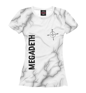 Футболка для девочек Megadeth Glitch Light