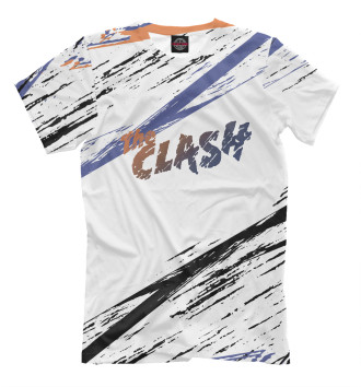 Мужская Футболка The clash (color logo)