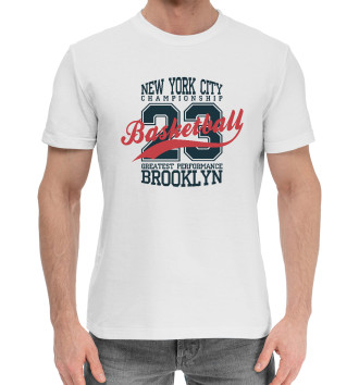 Мужская Хлопковая футболка NY 23