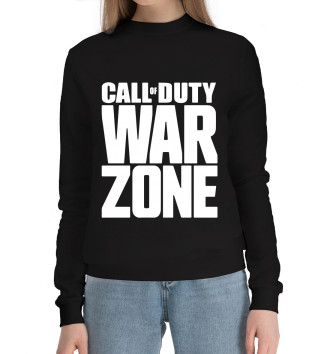 Женский Хлопковый свитшот Warzone Call of Duty