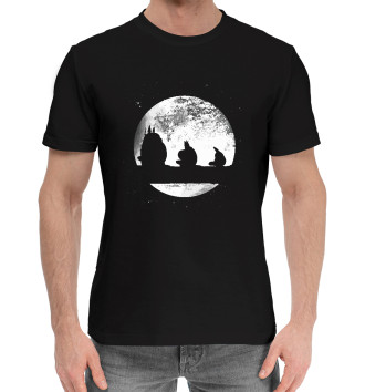 Мужская Хлопковая футболка Planet Totoro