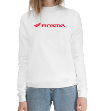 Женский Хлопковый свитшот Honda