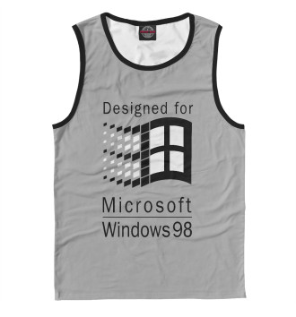 Мужская Майка Microsoft Wiindows 98