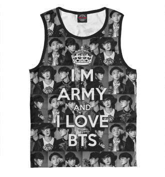 Майка I am army and I lover BTS