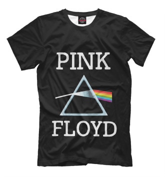 Мужская Футболка Pink Floyd радуга