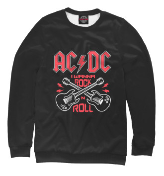 Свитшот для девочек AC DC