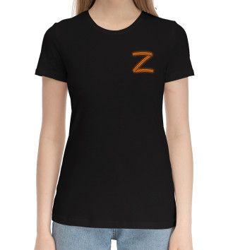 Хлопковая футболка Zа | Георгиевская лента
