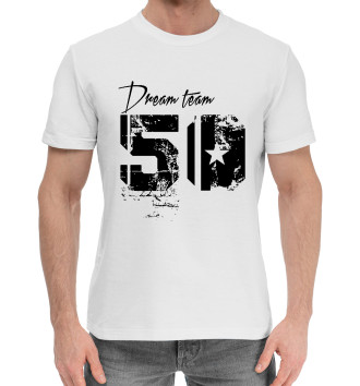 Хлопковая футболка Dream team 50