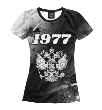Женская Футболка 1977 - Герб РФ
