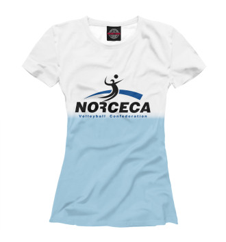 Женская Футболка Norceca volleyball confederation