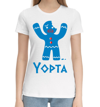 Хлопковая футболка Yopta