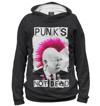 Худи для девочек Punks Not Dead