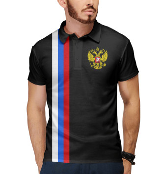 Поло Флаг и герб России / Line Collection