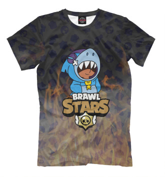 Футболка для мальчиков Brawl Stars: LEON SHARK