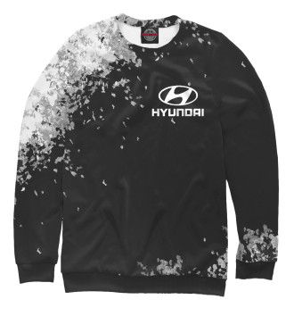 Свитшот для девочек Hyundai +брызги красок