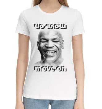 Женская Хлопковая футболка Mike Tyson