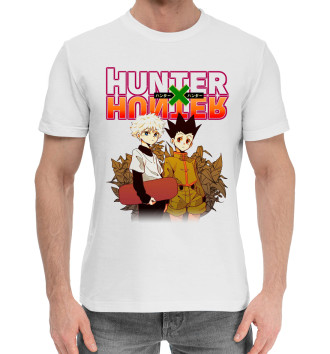 Мужская Хлопковая футболка Hunter x Hunter