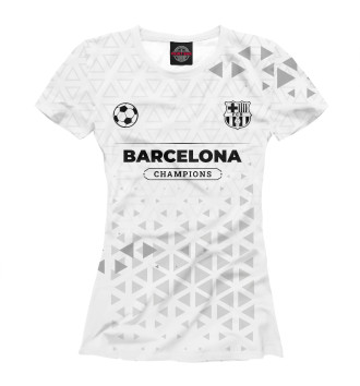 Футболка для девочек Barcelona Champions Униформа
