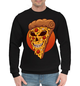 Мужской Хлопковый свитшот Pizza zombi