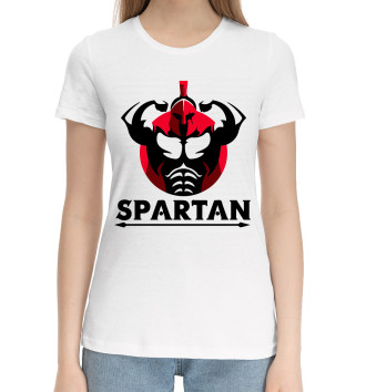 Женская Хлопковая футболка Spartan