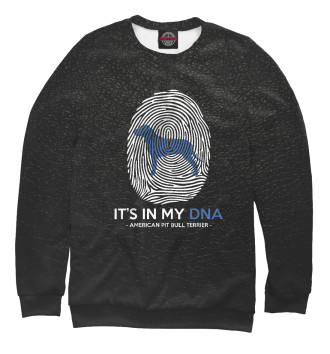 Женский Свитшот It's my DNA Pit Bull Terrie