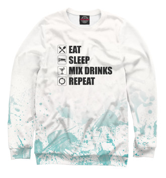 Свитшот Eat Sleep Mix Drinks Repeat