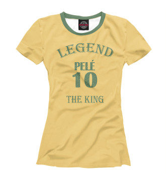 Футболка для девочек Pele the king