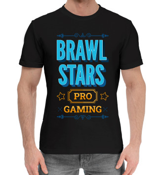 Мужская Хлопковая футболка Brawl Stars PRO Gaming