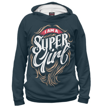 Женское Худи I am super girl