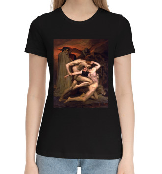 Хлопковая футболка Данте и Вергилий в аду