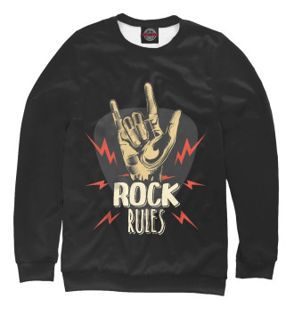 Свитшот для девочек Rock rules