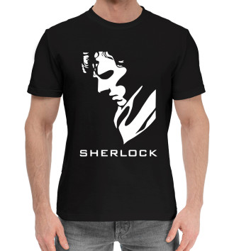 Хлопковая футболка Шерлок
