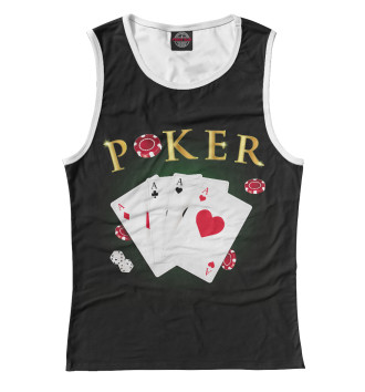 Майка для девочек Покер
