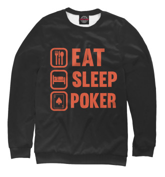 Свитшот Eat Sleep Poker