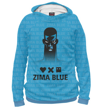 Худи Любовь, смерть и роботы zima blue