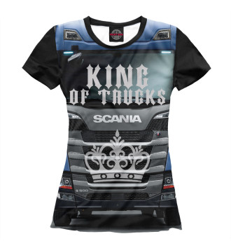 Футболка для девочек SCANIA - король грузовиков