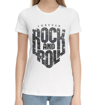 Хлопковая футболка Rock and roll!