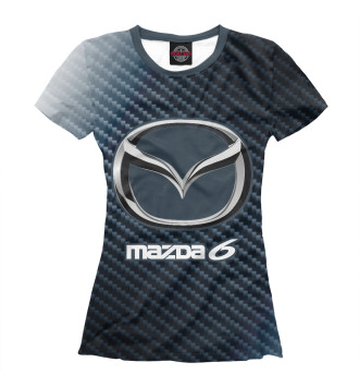 Футболка для девочек Mazda 6 - Карбон