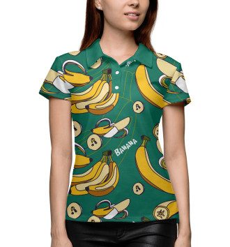Поло Banana pattern